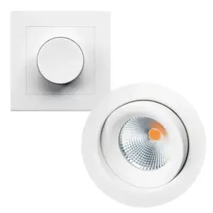 bytte til led downlight
